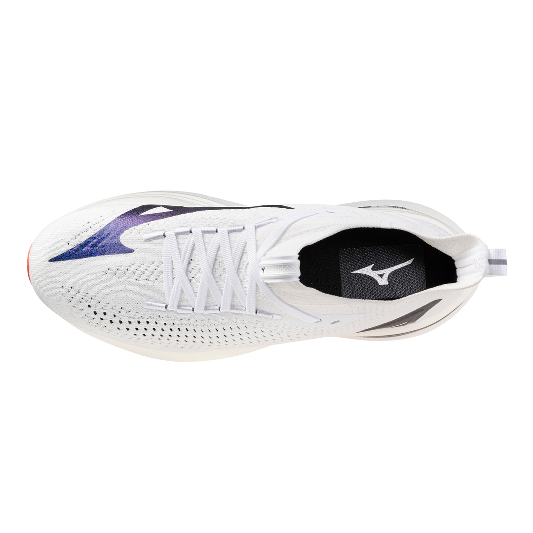 Mizuno Mens Neo Vista 2 - White/White/Iris Bloom - Neutral - AW25