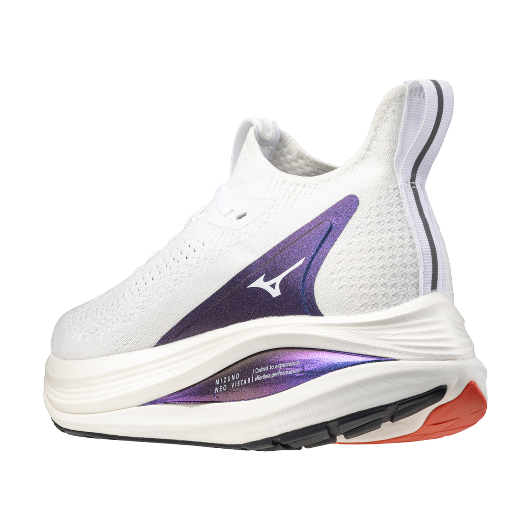 Mizuno Mens Neo Vista 2 - White/White/Iris Bloom - Neutral - AW25