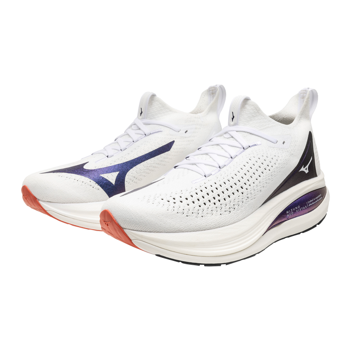 Mizuno Mens Neo Vista 2 - White/White/Iris Bloom - Neutral - AW25