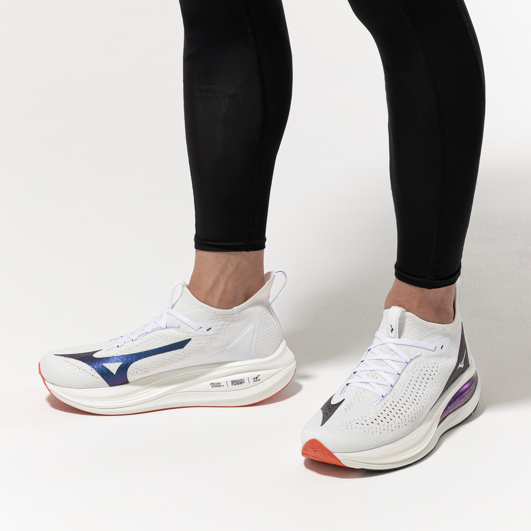 Mizuno Mens Neo Vista 2 - White/White/Iris Bloom - Neutral - AW25
