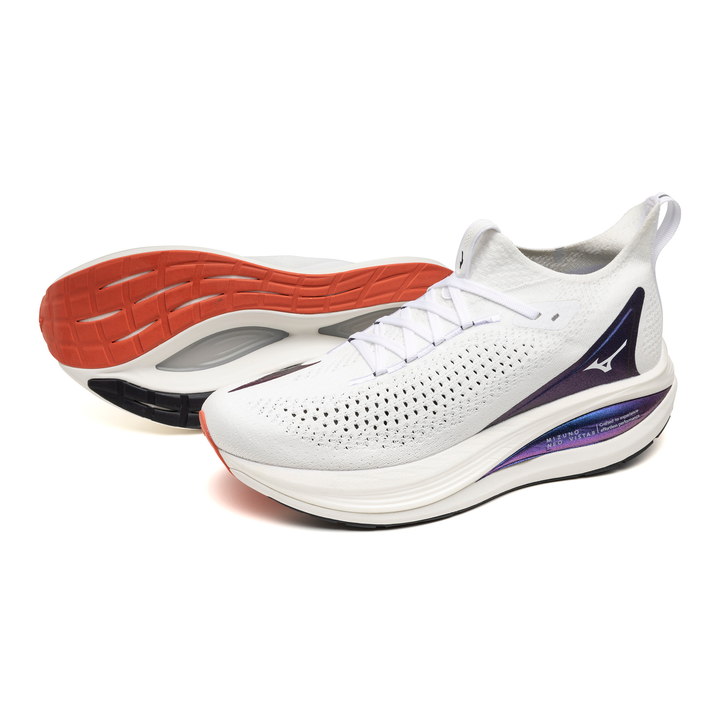 Mizuno Mens Neo Vista 2 - White/White/Iris Bloom - Neutral - AW25