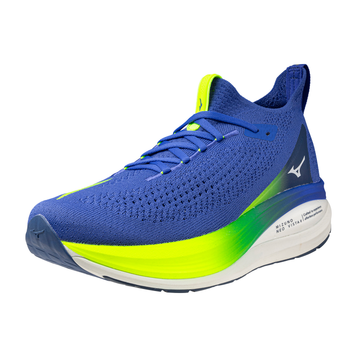 Mizuno Herren Neo Vista 2 – Dazzling Blue/White/Lightning Yellow – Neutral – SS26