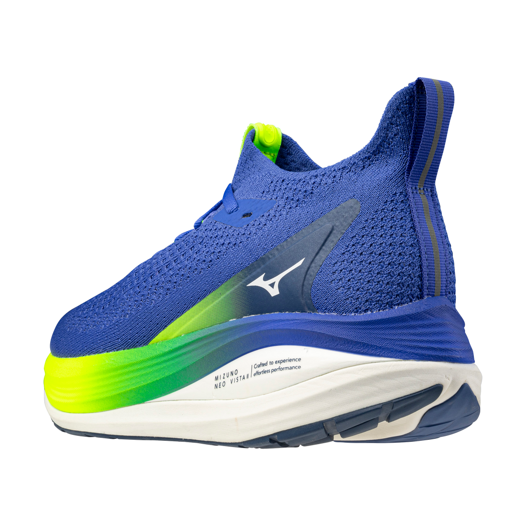 Mizuno Herren Neo Vista 2 – Dazzling Blue/White/Lightning Yellow – Neutral – SS26