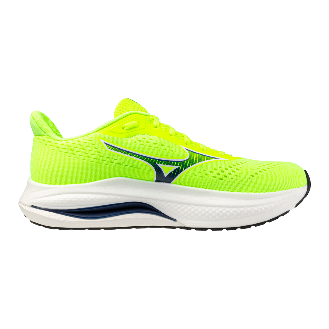 Mizuno Herren Wave Inspire 22 – Lightning Yellow/Dazzling Blue/Dazzling Blue – Stabilität – SS26