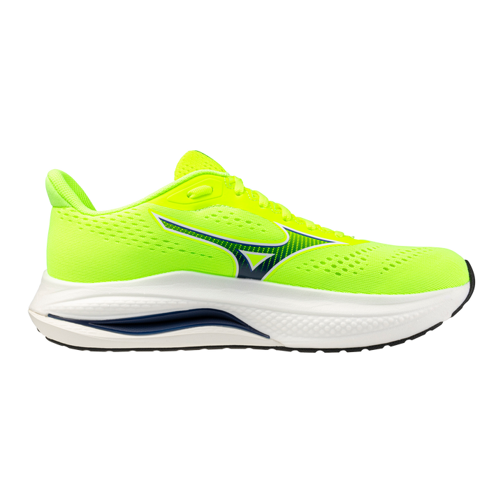 Mizuno Herren Wave Inspire 22 – Lightning Yellow/Dazzling Blue/Dazzling Blue – Stabilität – SS26