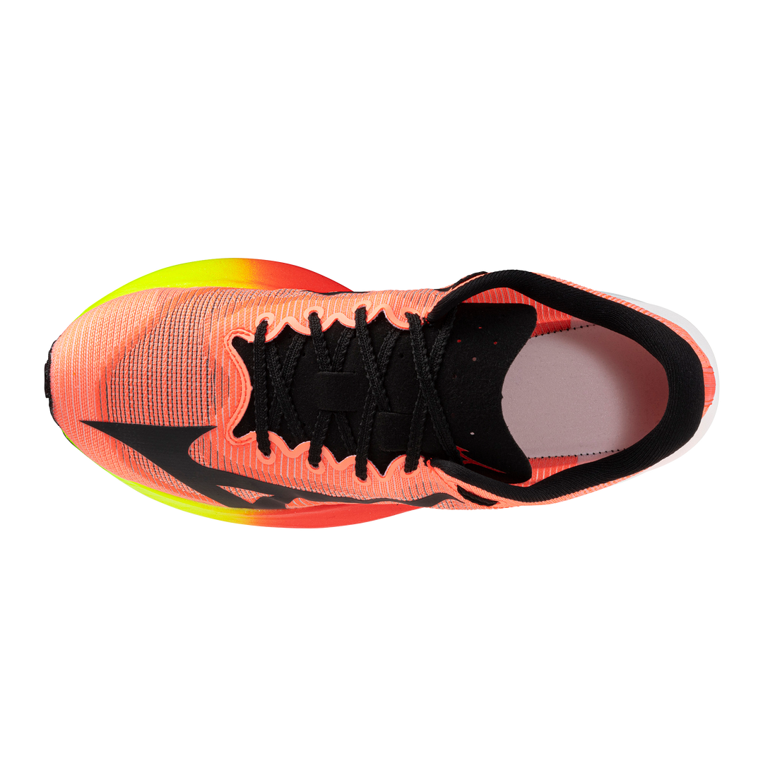 Mizuno Unisex Hyperwarp Pure - Lava Orange/Black/Lightning Yellow - Neutral - AW26