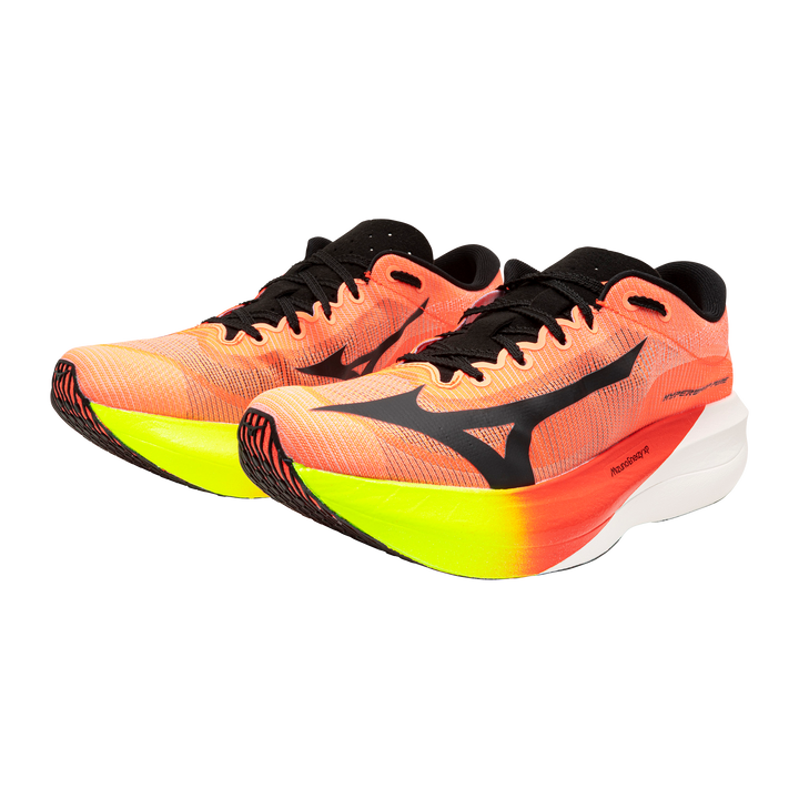 Mizuno Unisex Hyperwarp Pure - Lava Orange/Black/Lightning Yellow - Neutral - AW26