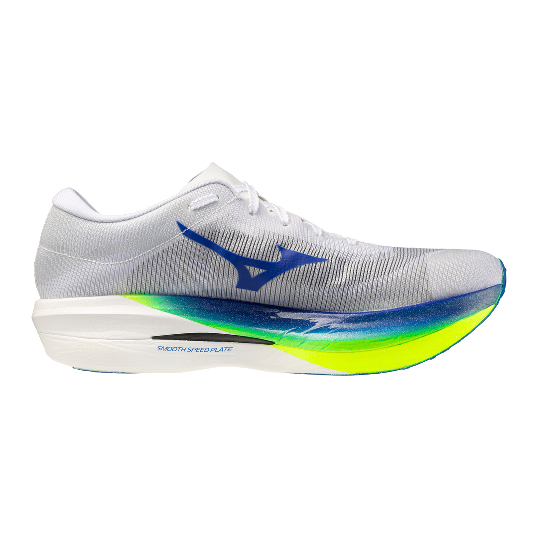 Mizuno Unisex Hyperwarp Elite - White/Lightning Yellow/Dazzling Blue - Neutral - SS26