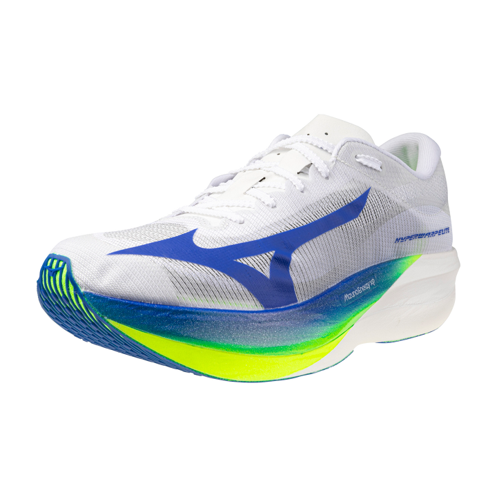 Mizuno Unisex Hyperwarp Elite - White/Lightning Yellow/Dazzling Blue - Neutral - SS26