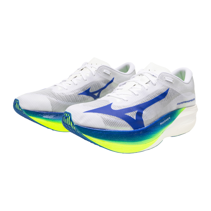 Mizuno Unisex Hyperwarp Elite - White/Lightning Yellow/Dazzling Blue - Neutral - SS26