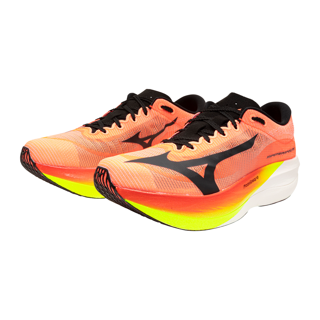 Mizuno Unisex Hyperwarp Elite - Lava Orange/Black/Lightning Yellow - Neutral - AW26