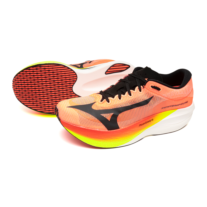 Mizuno Unisex Hyperwarp Elite - Lava Orange/Black/Lightning Yellow - Neutral - AW26