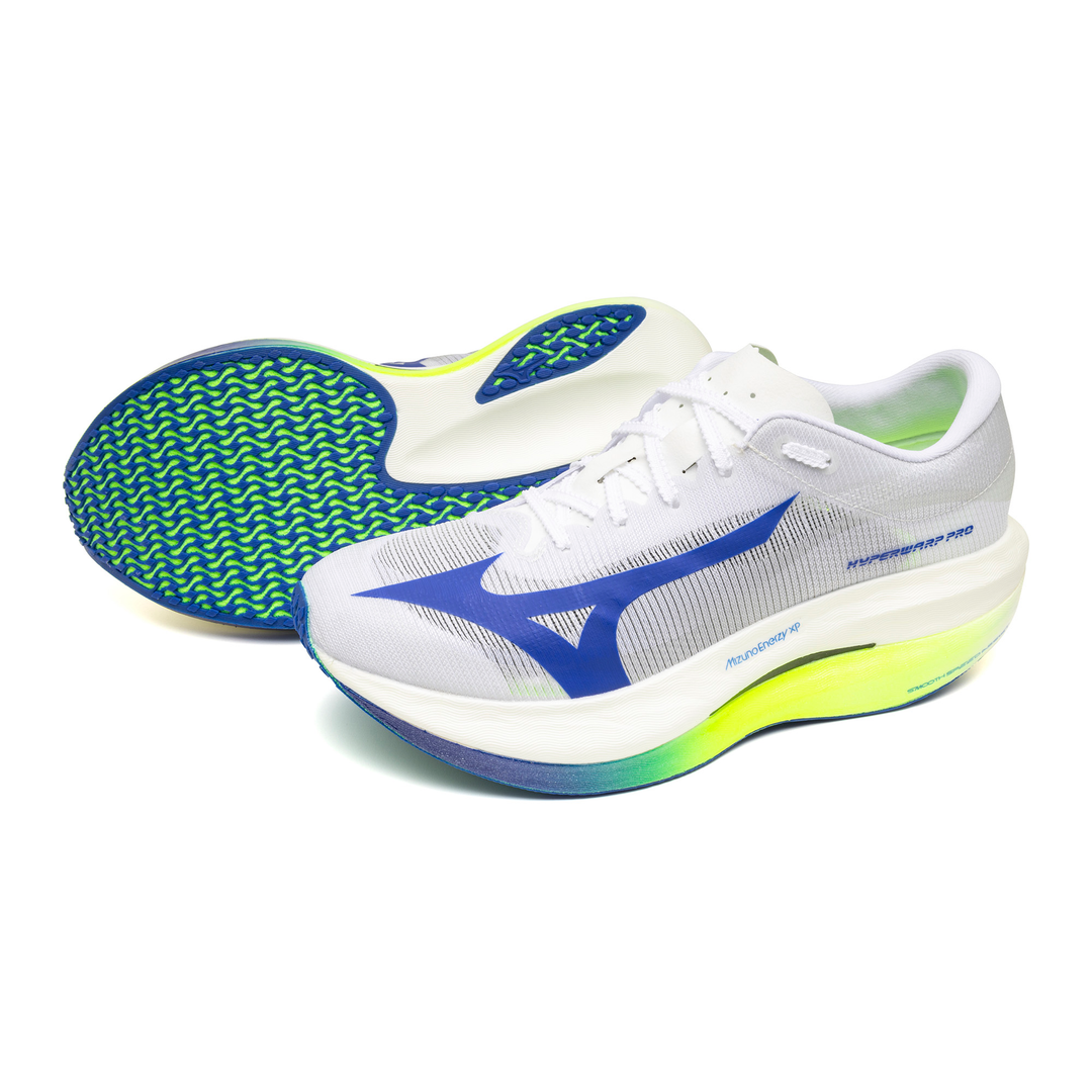 Mizuno Unisex Hyperwarp Pro - White/Lightning Yellow/Dazzling Blue - Neutral - SS26