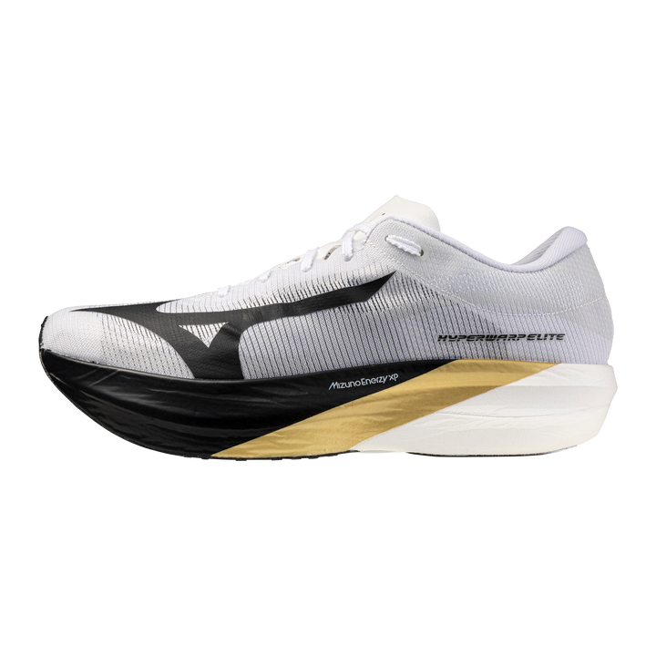 Mizuno Unisex Hyperwarp Elite Origami – Weiß/Schwarz/Gold – Neutral – SS26