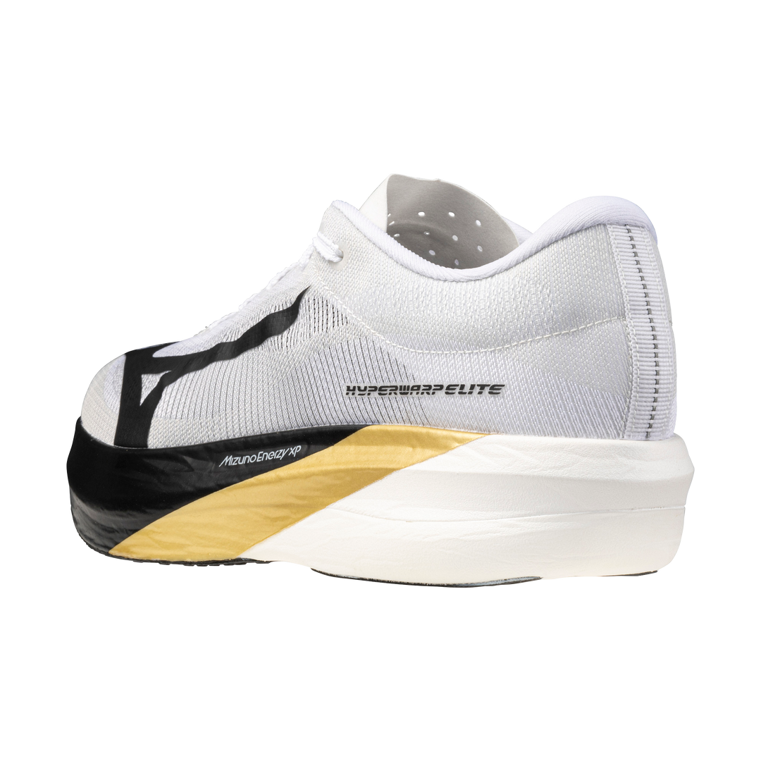 Mizuno Unisex Hyperwarp Elite Origami – Weiß/Schwarz/Gold – Neutral – SS26