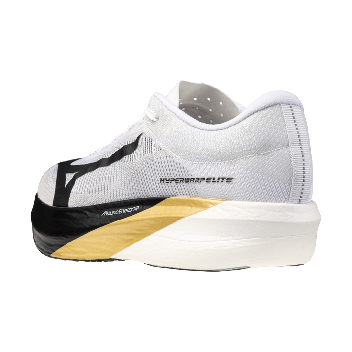 Mizuno Unisex Hyperwarp Elite Origami – Weiß/Schwarz/Gold – Neutral – SS26