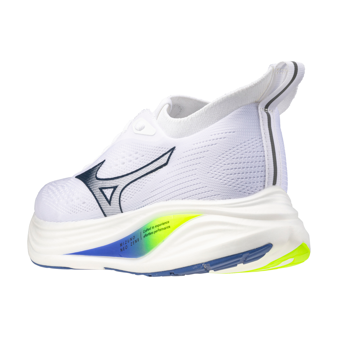Mizuno Hommes Neo Zen 2 - Blanc/Bleu Estate/Jaune Éclair - Neutre - SS26