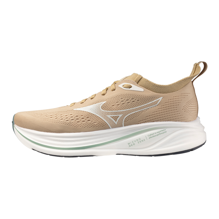 Mizuno Herren Neo Zen 2 – Pale Khaki/Snow White/Granite Green – Neutral – SS26