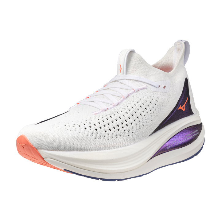 Mizuno Womens Neo Vista 2 - White/Striking Coral/Iris Bloom - Neutral - AW25