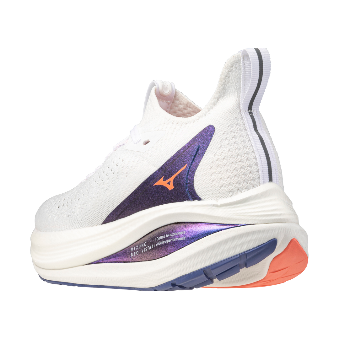 Mizuno Womens Neo Vista 2 - White/Striking Coral/Iris Bloom - Neutral - AW25