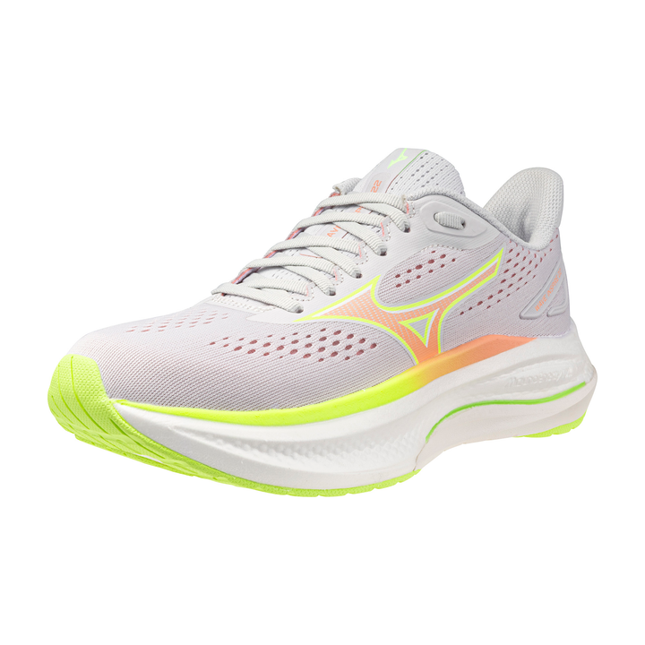 Mizuno Womens Wave Inspire 22 - Cloudscape/Desert Flower/Lime - Stability - AW26