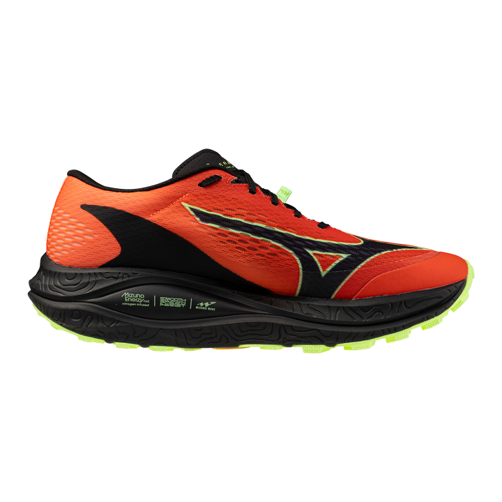 Mizuno Unisex Neo Accera - Orange.com/Lime Pulp/Black - Trail - AW26