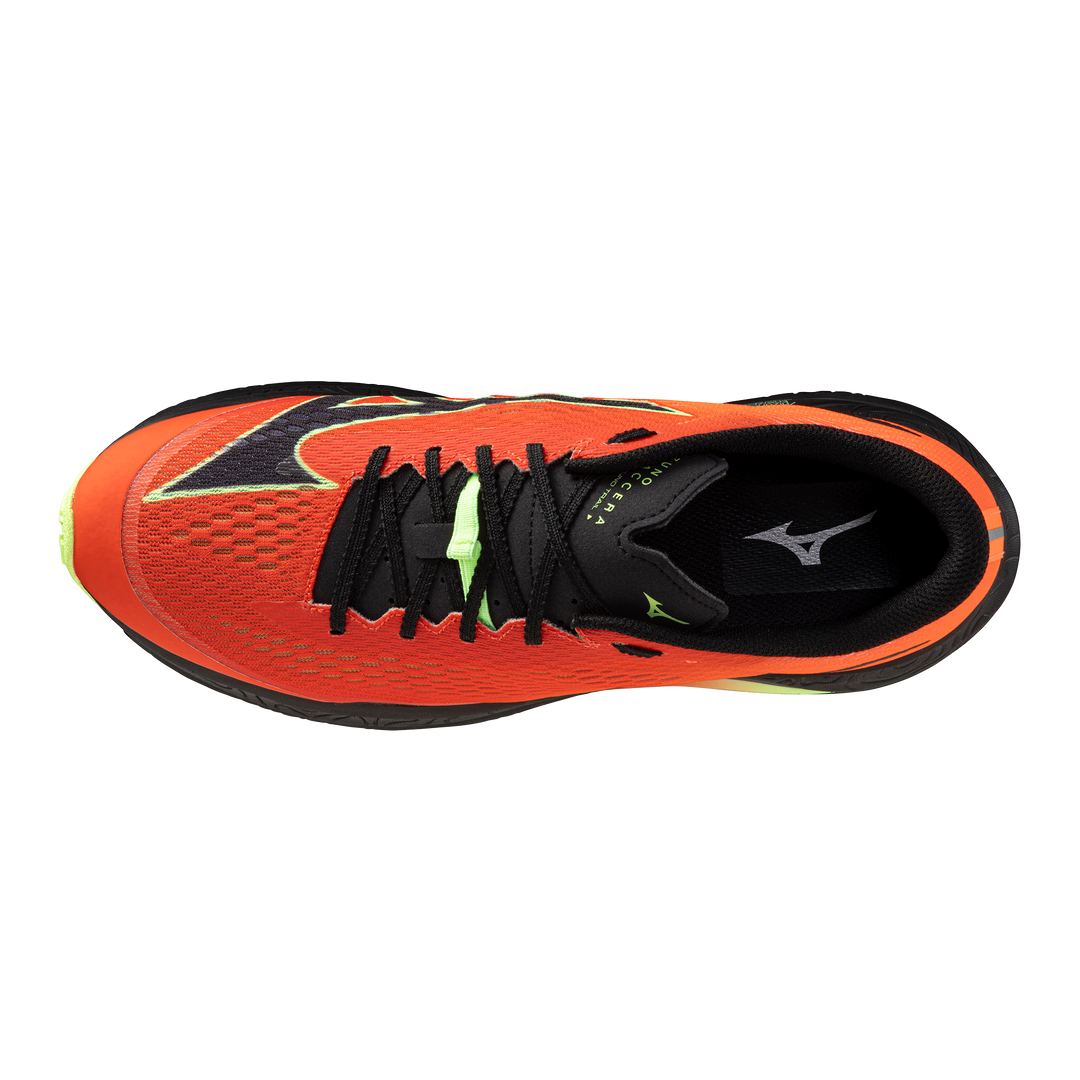 Mizuno Unisex Neo Accera - Orange.com/Lime Pulp/Black - Trail - AW26