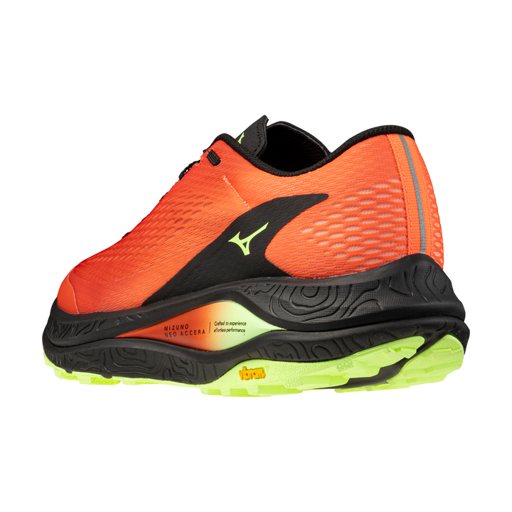 Mizuno Unisex Neo Accera - Orange.com/Lime Pulp/Black - Trail - AW26