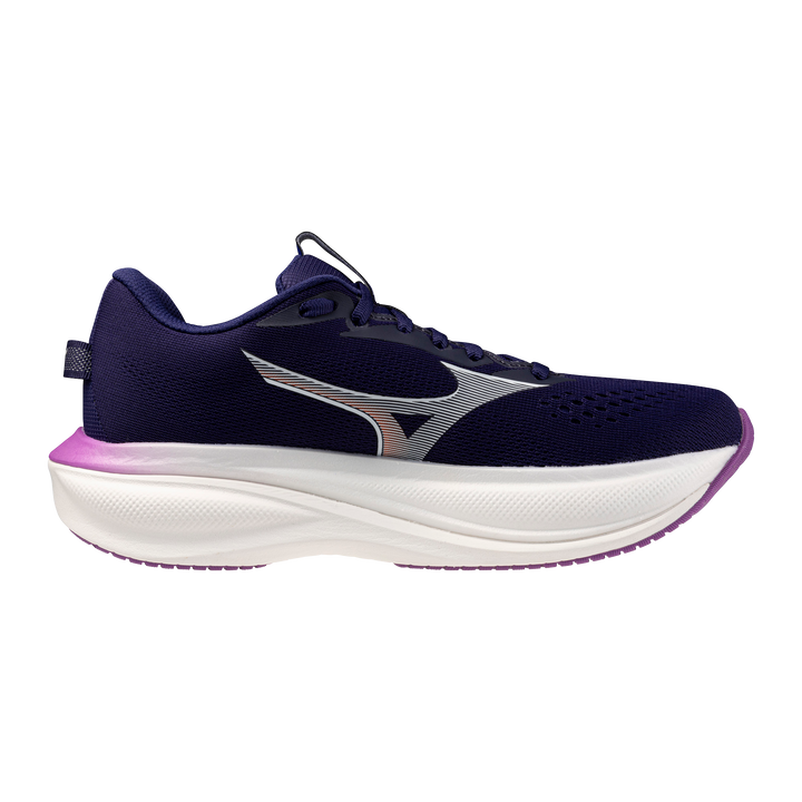 Mizuno Womens Wave Rider 30 - Rhodonite/White/Firecracker - Neutral - AW26