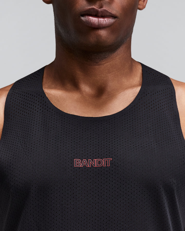Bandit Men's Shredder Shorty Race Singlet - Black - AW26