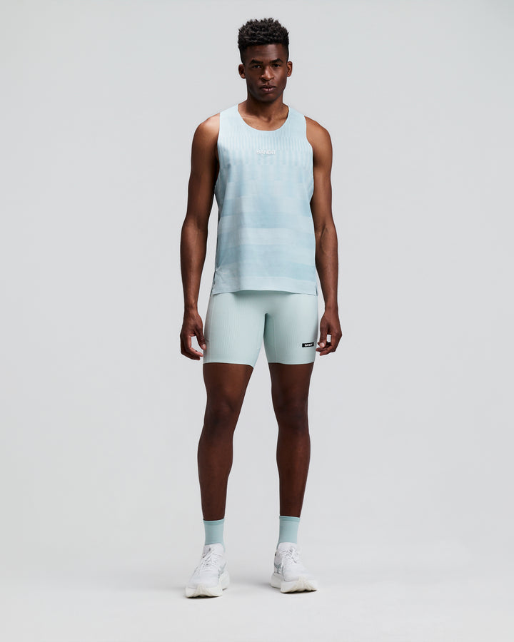 Bandit Men's CoolGrid Training Singlet with Flo pack - Growing Grid - Lagoon/Mist - AW26