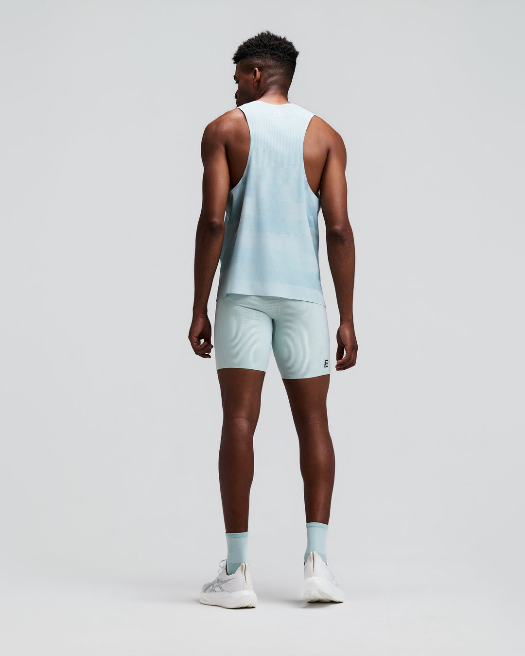 Bandit Men's CoolGrid Training Singlet with Flo pack - Growing Grid - Lagoon/Mist - AW26