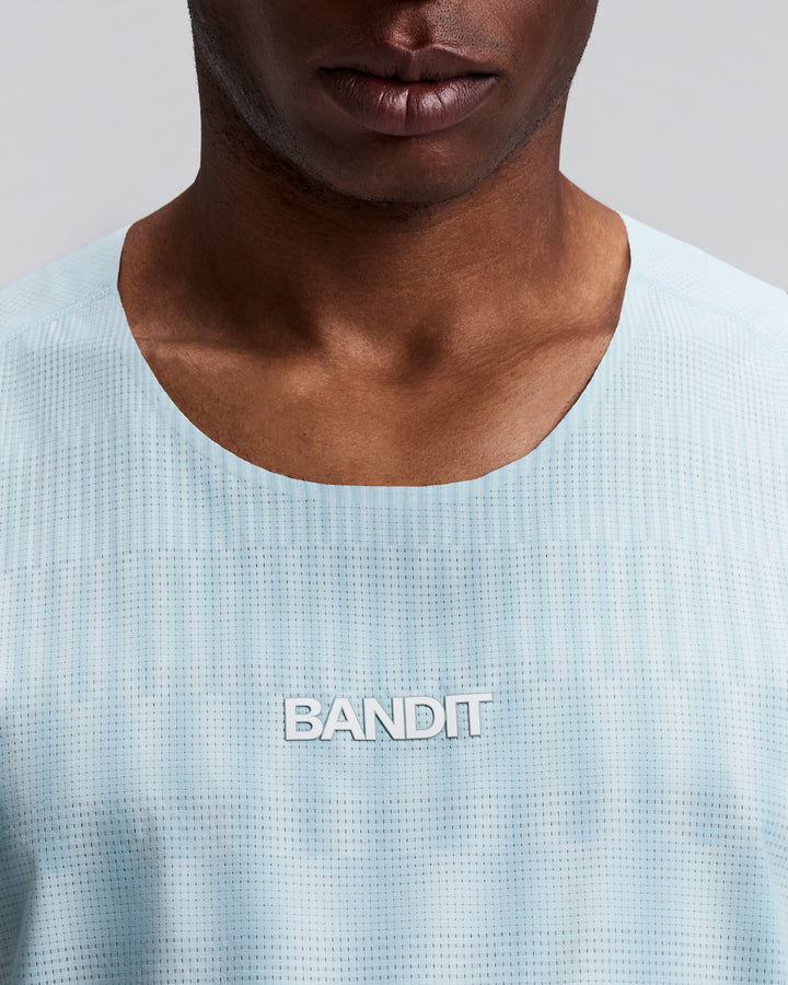 Bandit Men's CoolGrid Training Singlet with Flo pack - Growing Grid - Lagoon/Mist - AW26
