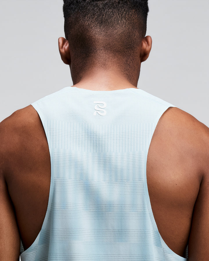 Bandit Men's CoolGrid Training Singlet with Flo pack - Growing Grid - Lagoon/Mist - AW26