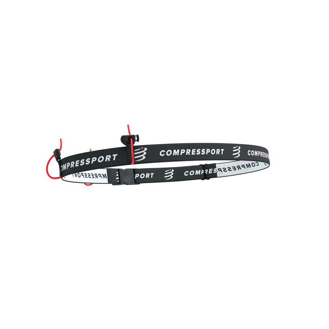 Compressport Renngürtel – Schwarz – SS26