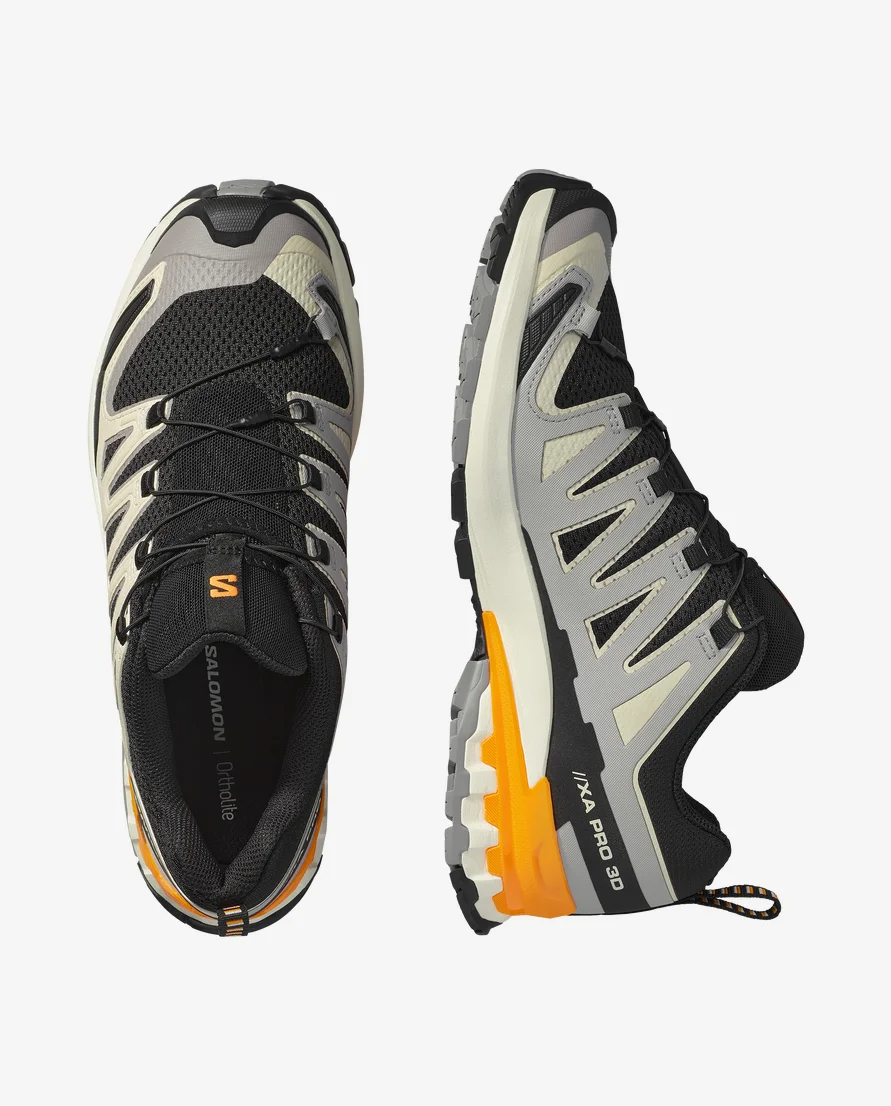 Salomon Herren XA Pro 3D V9 – Schwarz/Gull/Kurkuma – Trail – AW25
