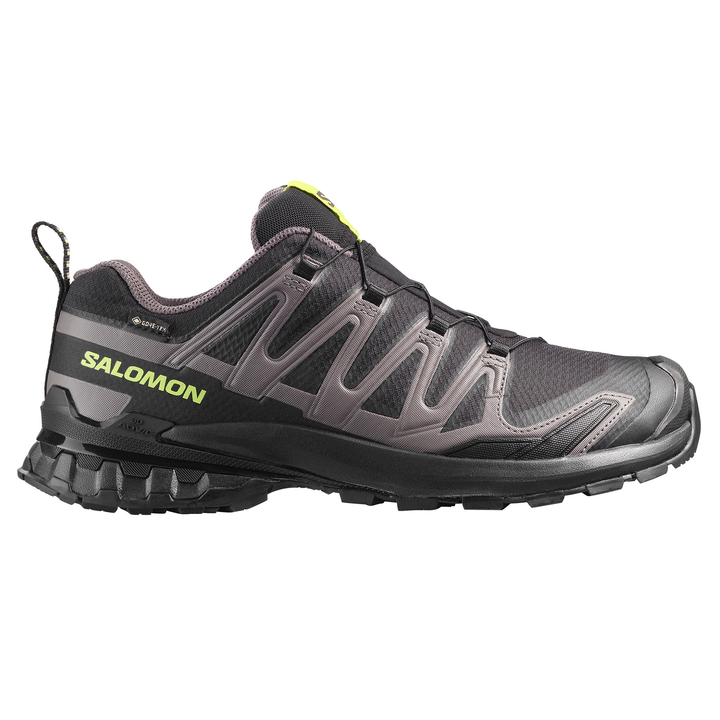 Salomon Hommes XA Pro 3D V9 GTX - Noir/Gris Foncé Gull/Lime Acide - Trail - SS26
