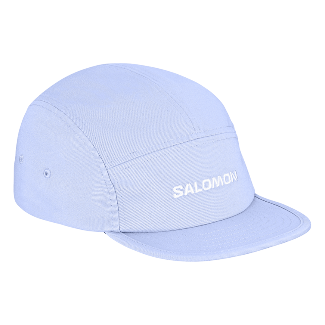 Salomon Unisex Logo 5 Panel Cap - Brunerra Blue