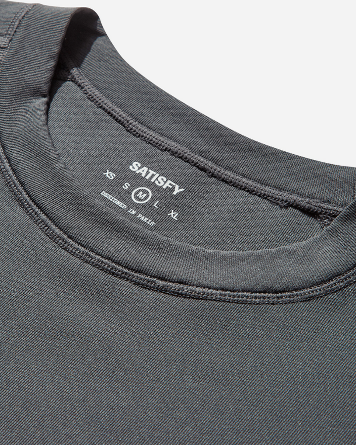 Satisfy Mens Fuzzfleece Octa Long Tee - Dark Shadow