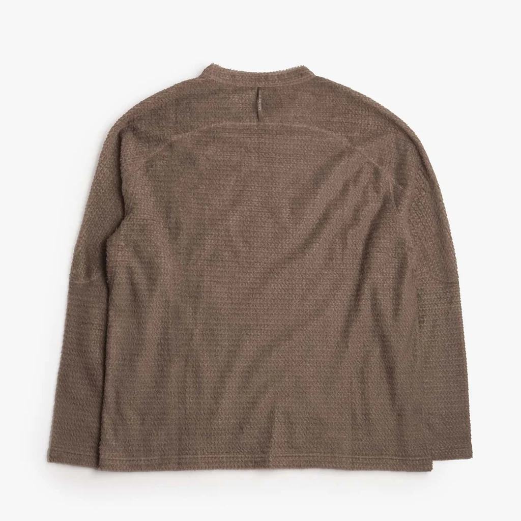 Satisfy Mens FuzzFleece AD Long Tee - Falcon - AW26