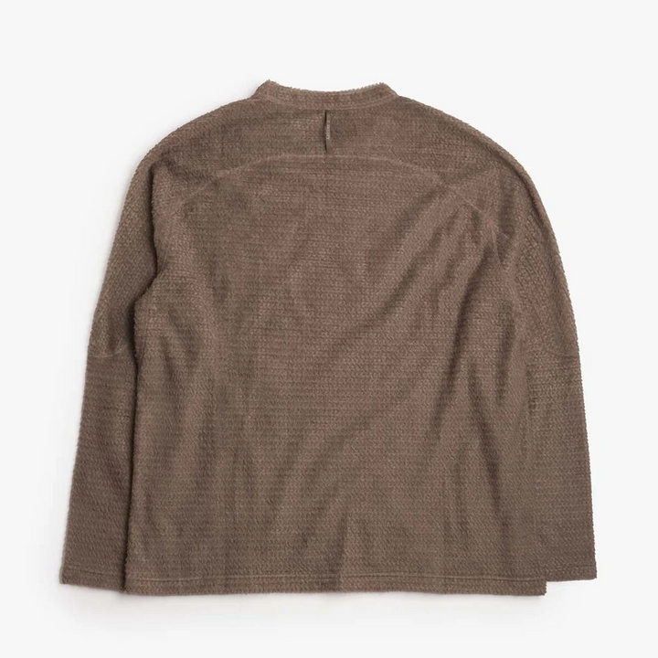 Satisfy Mens FuzzFleece AD Long Tee - Falcon - AW26