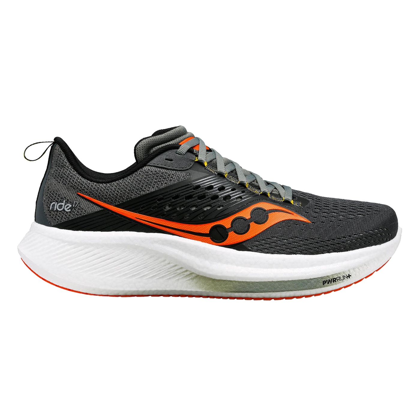 Saucony Mens Ride 17 - Shadow/Pepper - Neutral