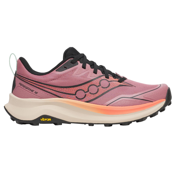 Saucony Womens Peregrine 16 - Mauve/Salmon - Trail - SS26