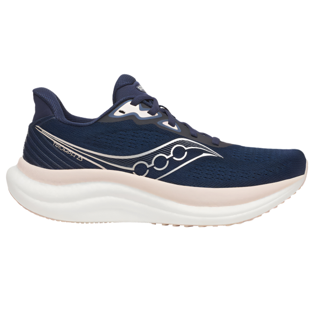 Saucony Womens Triumph 23 - Navy/Cameo - Neutral - AW25