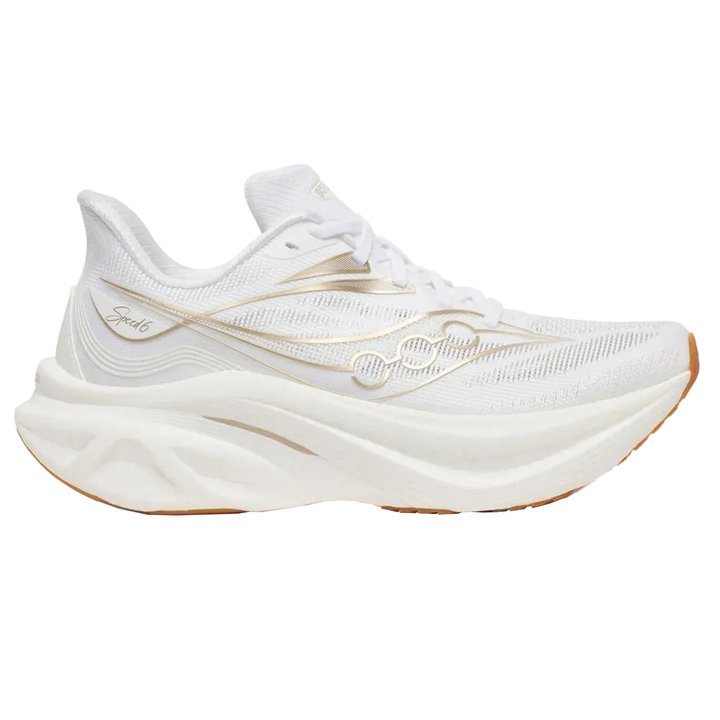 Saucony Womens Endorphin Speed 6 - White/Aureate - Neutral - SS27