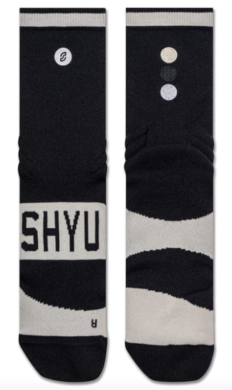 SHYU Training Half Crew Socks - Black 3pk