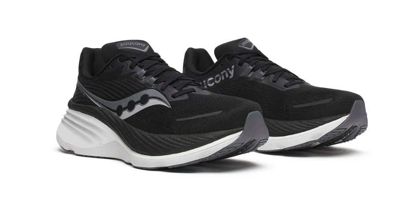 Saucony Womens Hurricane 24 - Black/Carbon - Stability