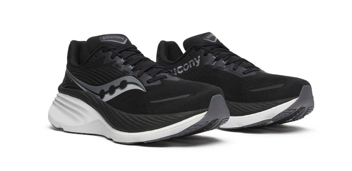 Saucony Womens Hurricane 24 - Black/Carbon - Stability