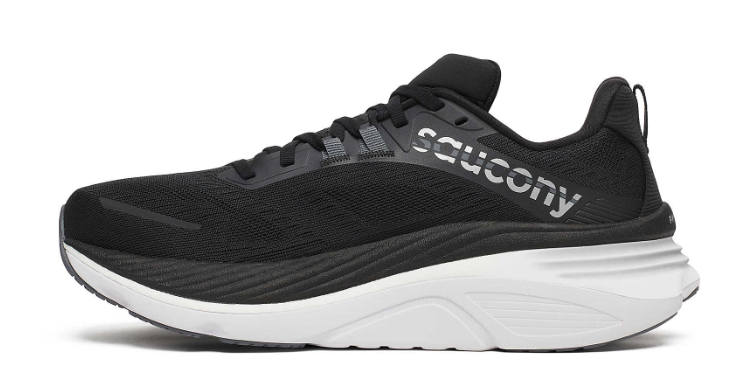 Saucony Womens Hurricane 24 - Black/Carbon - Stability