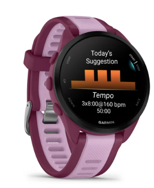 Garmin Forerunner 165 Music - 43mm - Berry / Lilac